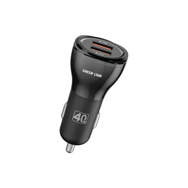 Green Lion Dual QC3.0 Car Charger 40W (QC 20W*2)
