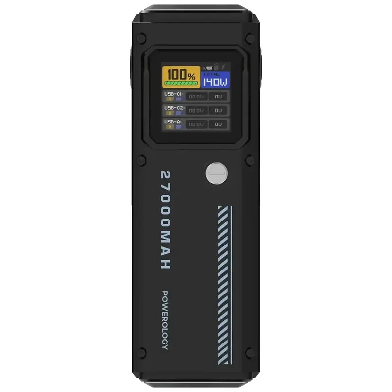 Powerology 27000mAh Smart Display Power Bank