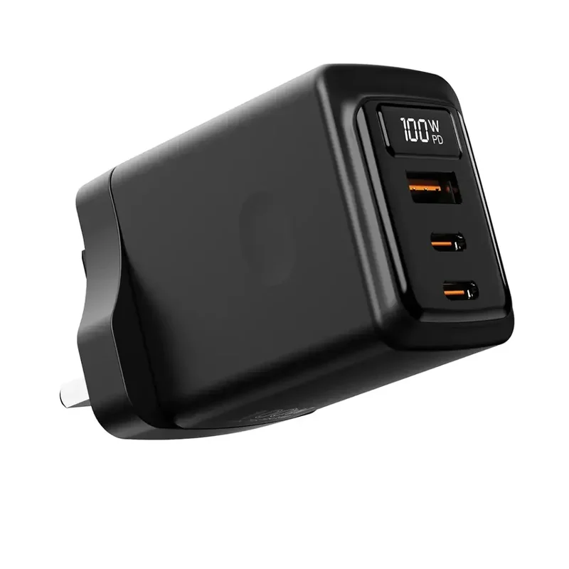 Porodo GaN 100W Multi-Port Wall Charger Black