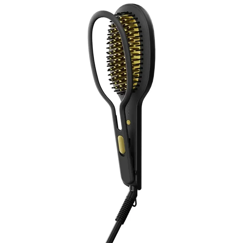 Porodo Ceramic Hair Straightener Black & Gold