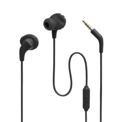 JBL Endurance Run 2 Waterproof Sports In-Ear Wired Headphones Black