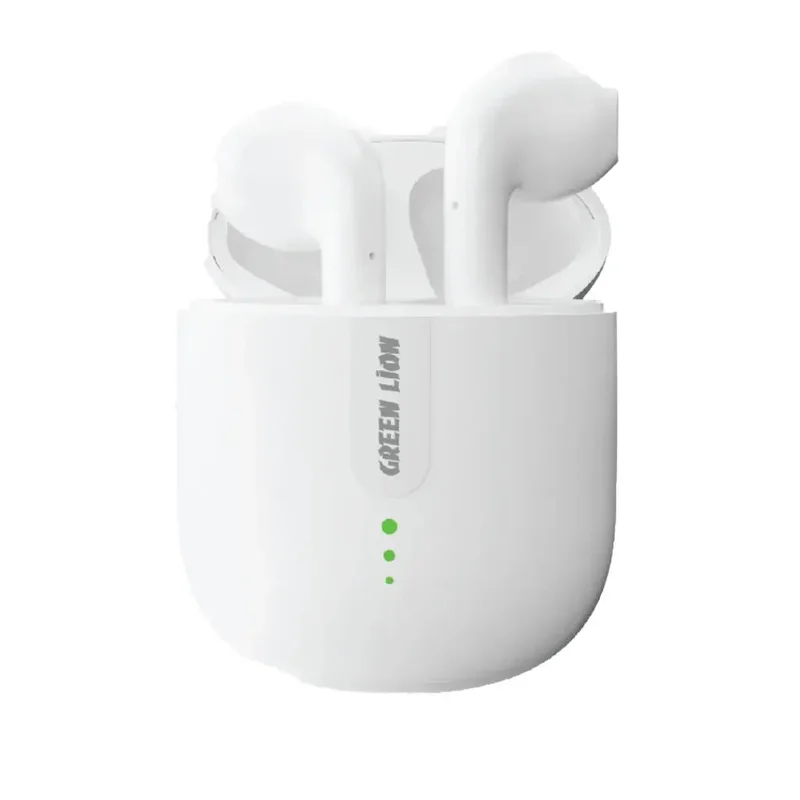 Green Lion Atlanta True Wireless Earbuds White