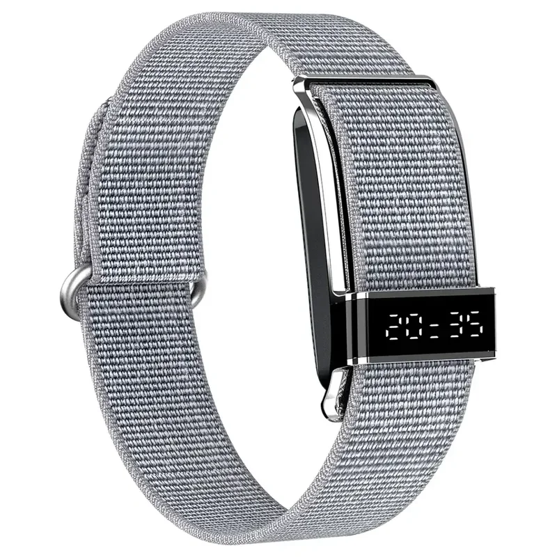 Porodo Trackfit Pro Smart Bracelet Fitness Tracker with Display APP Silver