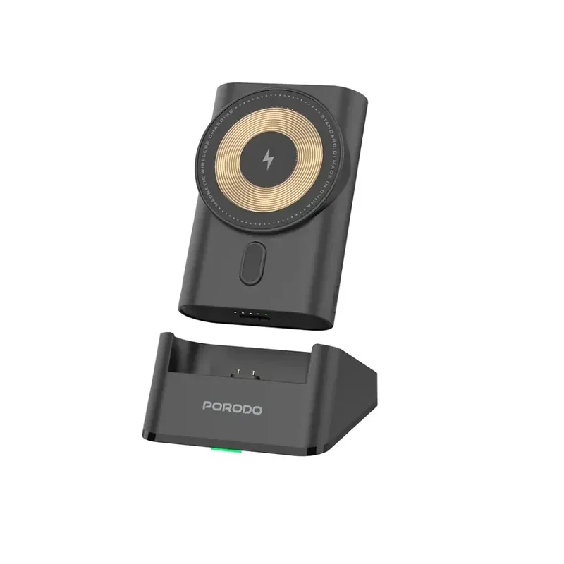Porodo 5200mAh Integrated Type-C Magsafe Power Bank Black