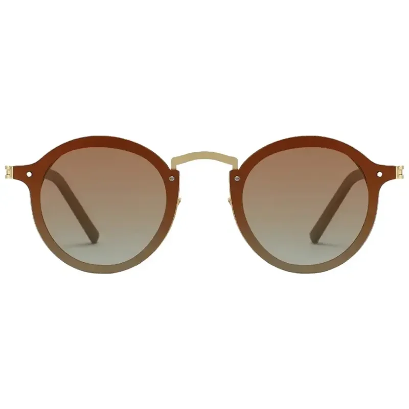 Porodo Lifestyle Riviera Round Frame Sunglasses Gold