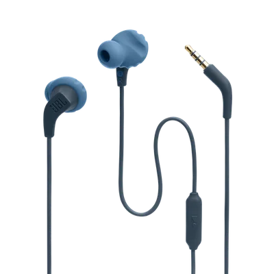 JBL Endurance Run 2 Waterproof Sports In-Ear Wired Headphones Blue