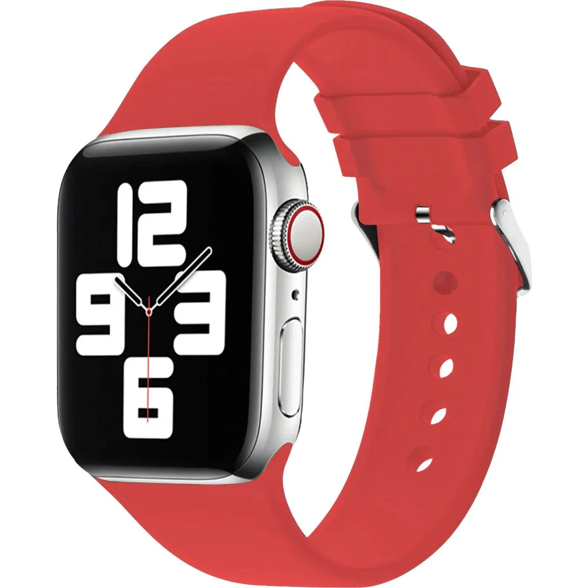 Green Lion Silicone Band with Buckle Bright Red