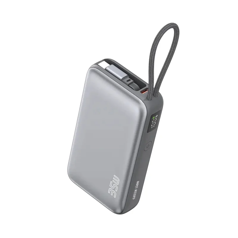 Green Lion DAKAR  10000mAh Power Bank PD 35W Grey