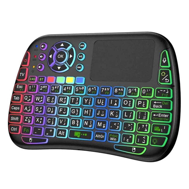Porodo Universal Keyboard Remote & Mouse Black