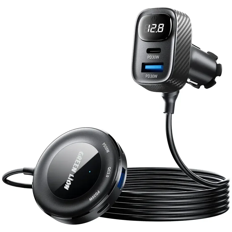 Green Lion 5 IN1 MULTIPORT Car Charger Kit PD 30W