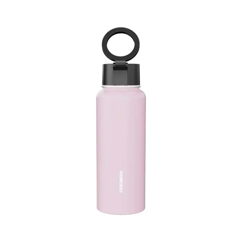 Porodo Lifestyle Magnetic Mount Water Bottle Pink